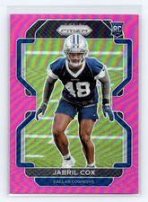 2021 Panini Prizm #394 Jabril Cox Pink RC