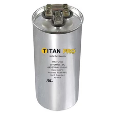 Titan Pro Trcfd505 Motor Dual Run Cap, 50/5 Mfd, 370-440V