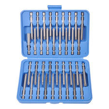 36 pcs 3" Long Screwdriver Bit Set Hex, Pozi, Torx, Tamperproof 1/4" Hex Shank