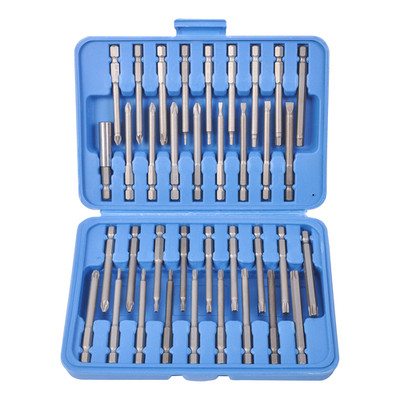 36 pcs 3'' Long Screwdriver Bit Set Hex, Pozi, Torx, Tamperproof 1/4'' Hex Shank