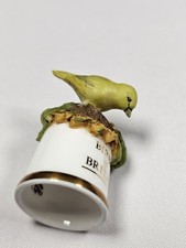 Birds of Britain Greenfinch Sutherland Thimble China Thimble