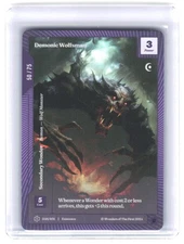 Wonders of the First - Demonic Wolfsman - 246/401 - OCM - Uncommon 50/75