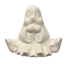 Vintage Ghost Ceramic Mold Halloween Unpainted Paint Ready
