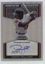 2022 Panini Prizm Draft Picks Signing Sessions Donta' Williams #SS-DW Auto 11yh
