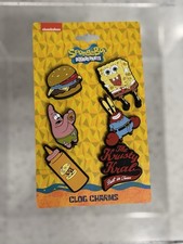 SpongeBob Squarepants 6 Pack Jibbitz Crocs Shoe - Clog Charms