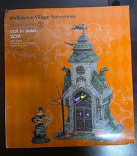 Dept 56 Halloween Village Rest in Peace 2019 Skeleton 6004824 Crypt LED