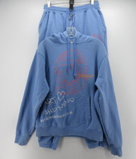 Billionaire Boys Club Tracksuit Men Large Blue Sweatshirt Jogger Astronaut Logos