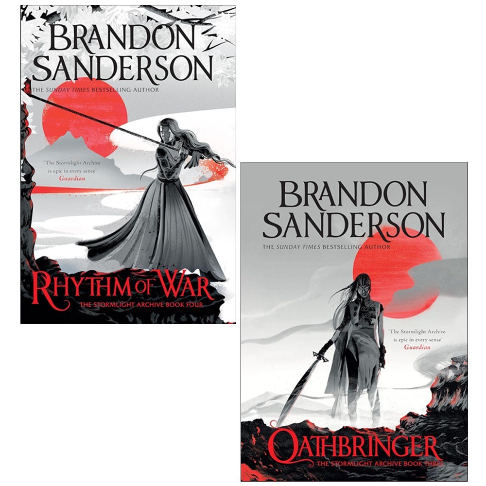 Stormlight Archive Series 2 Books Collection Set By Brandon Sanderson Rhythm of