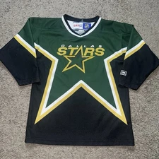 Dallas Stars CCM Youth Hockey Medium NHL Jersey, Stitched, Patched