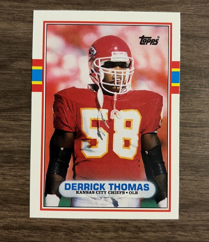 Derrick Thomas 1989 Topps Traded #90T RC Rookie Chiefs Football HOF 