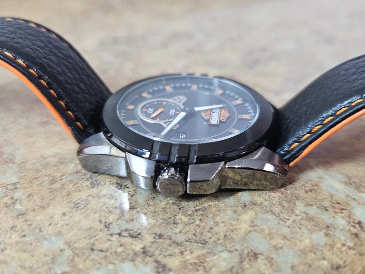 Bulova Harley Davidson 78B182 Black Dial Men's Chronograph Watch