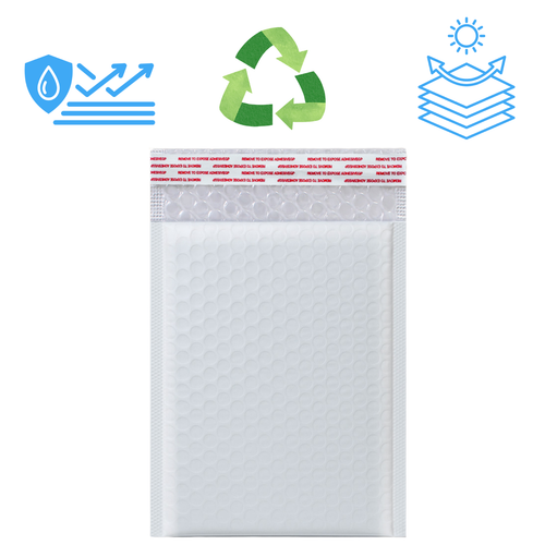 50PCS #0 Buste Imbottite Buste Imbottite 6x10 Poly Bubble Mailers - Foto 4 di 4