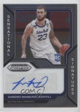 2021-22 Prizm Draft Picks Sensational Signatures Sandro Mamukelashvili Auto 1pe9