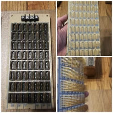 260+ Grams Vintage High Grade NOS Wire-Wrap Univac IC Board Scrap Gold Recovery