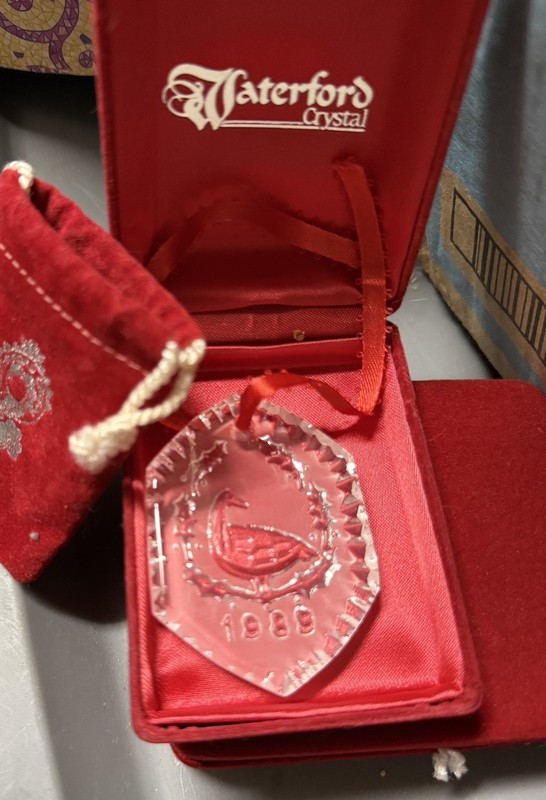 Waterford Crystal 12 Days of Christmas - Seven Swans-a-Swimming - 1989