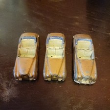 Vintage Dinky Toys 194 BENTLEY S2 CONVERTIBLE for Restoration x3