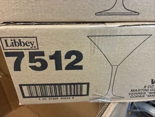 Libbey 7512 Vina 8 Ounce Martini Glass - Qty 12