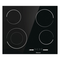 Hisense 60cm 4 Zone Ceramic Hob With Double Ring Zone E6432C