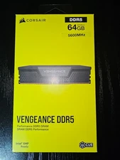 CORSAIR VENGEANCE 64GB (2 x 32GB) PC5-44800 (DDR5-5600) C40 DIMM Memory - Black