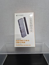 HYPER HyperDrive DUO 7-in-2 USB-C Hub for Apple MacBook Pro/Air - Space Gray