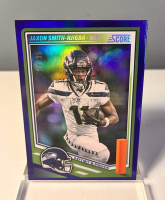 2025 Panini Score Jaxon Smith-Njigba Artist's Proof /35 #185 Seahawks
