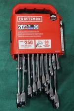 Craftsman 20 Pc Ratcheting Combination Wrench Cmmt87220 New Craftsman 20 Pc Ratcheting Combination Wrench Cmmt87220 New