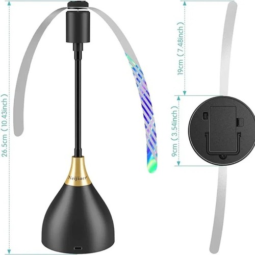 2PC/3PC fly repelling fan, USB interface insect repelling fan, portable table fa - Picture 2 of 10
