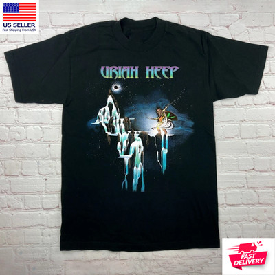 New Christmas gift Uriah Heep Cotton Unisex All Size T-Shirt, Full Size S - 5XL