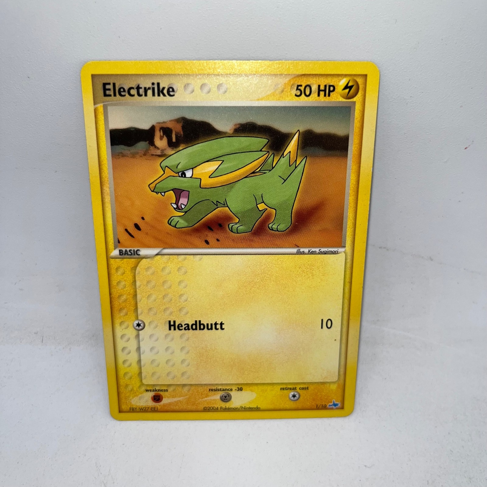 Electrike 1/10 EX Trainer Kit Latios Pokemon Moderately Played