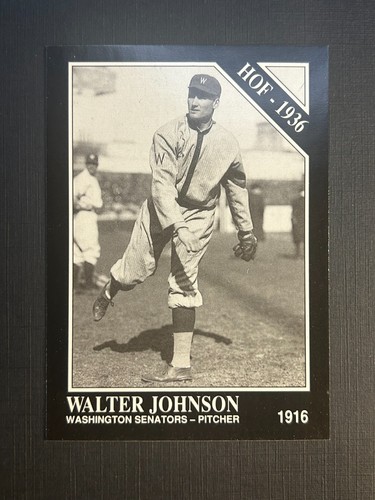 1991 Conlon The Sporting News Walter Johnson Washington Senators #9 - Imagen 1 de 3