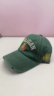 Green Hooligan Irish Shamrock Embroidered Dad Hat| St. Patrick's Day Ireland Cap