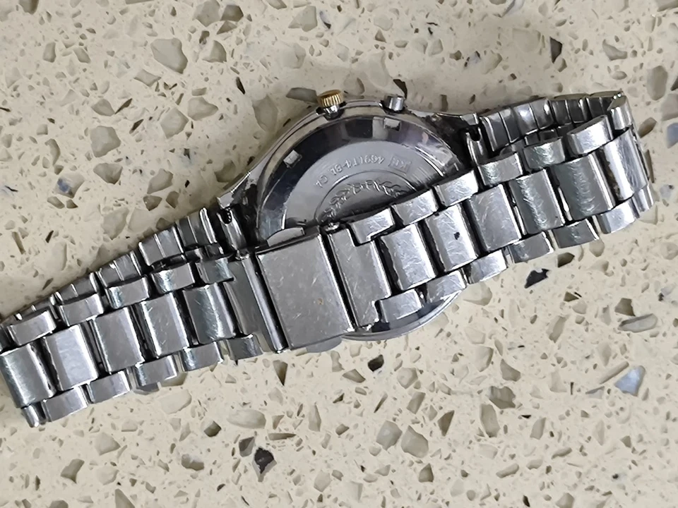 ORIENT Cristal Automático Cal 46843 no funciona Buen equilibrio para piezas Foto 4 de 4