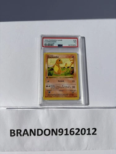 Charmander 1st Edition (46) 1999 Pokemon Game - Pokmon Card Data