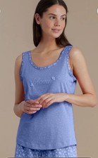 Noi Di Notte Women's Calibrated Long Sleeve Fresh Cotton Pajamas FA9194