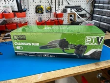 8'' Handheld Cordless Electric Chain Saw with  1 Battery & 2 Chains