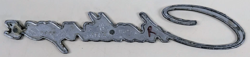 OEM Mopar 1970-74 Dodge "Challenger" Front Fender Emblem P/N #3445224 Original - Image 2 of 4