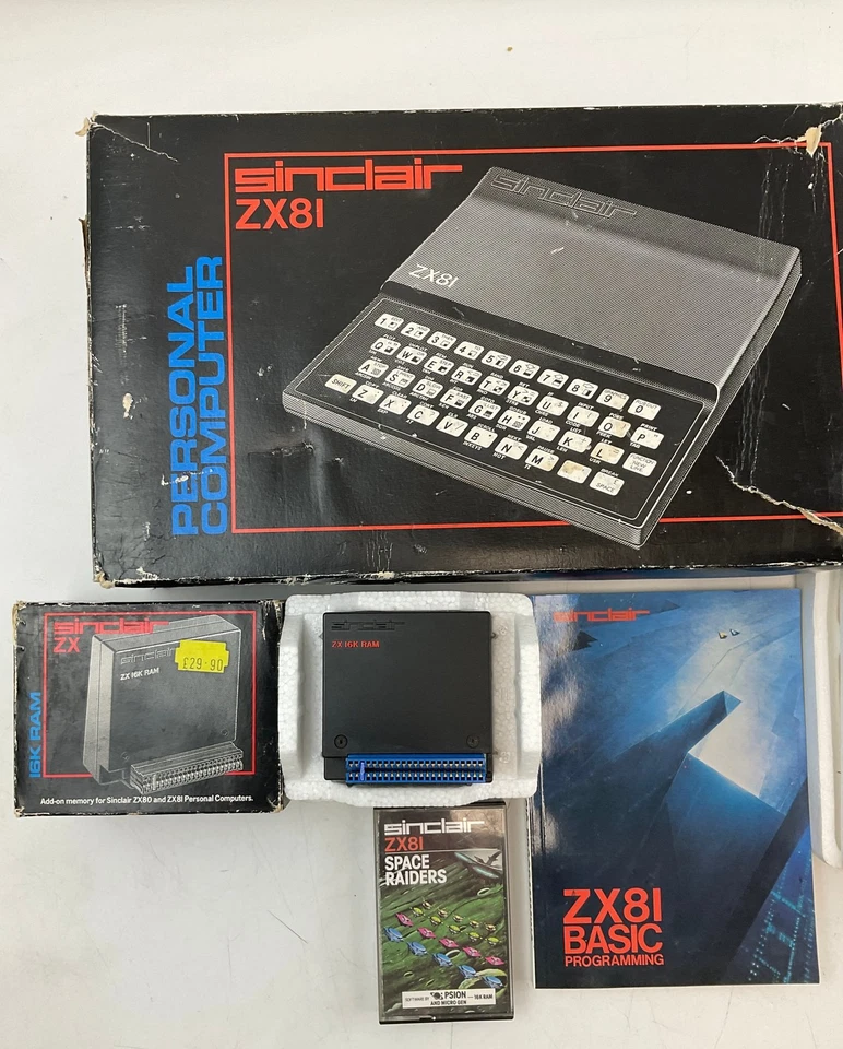 Sinclair ZX81 Vintage Personal Computer With Accessories and Box - PLEASE READ - Image 3 of 4
