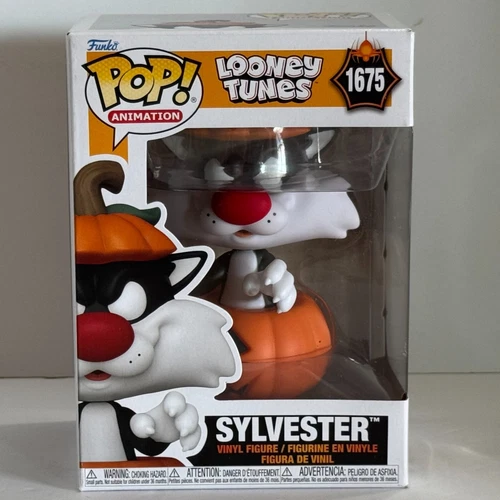 1675 Sylvester in Pumpkin Funko Pop Animation Looney Tunes Halloween NIB