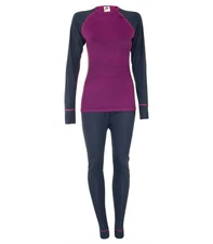 NEW Twentyfour Infinity Lady Underwear Baselayer Set, Dark Purple - EU 42/UK 8