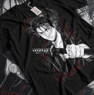Vagabond T-Shirt Musashi Miyamoto Matahachi Honiden Anime Manga 