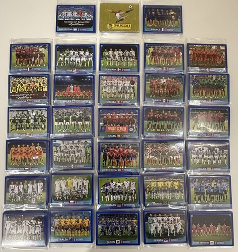 2022 Panini FIFA World Cup Qatar Complete BLUE Set of 670 Stickers NO Album