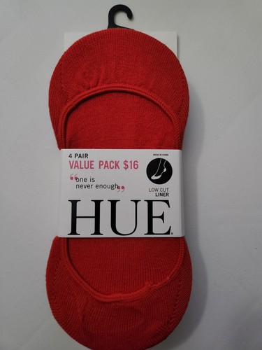 Hue U20050 Women's Socks Sneaker Liner Sock  One Size  "4 Pack" Choose/Color $16 - Picture 5 of 17
