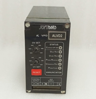 Softhard µ-VPD-WOD Motor Protection Unit µ-VPD-ALVD2