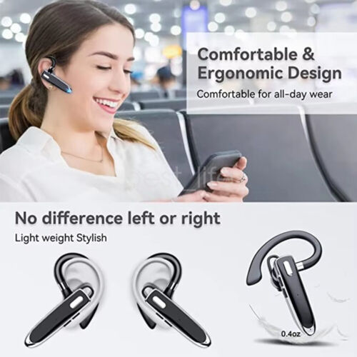 Wireless Bluetooth 5.3 Earphone TWS Earpiece Noise Cancelling Driving Headset - Picture 18 of 26