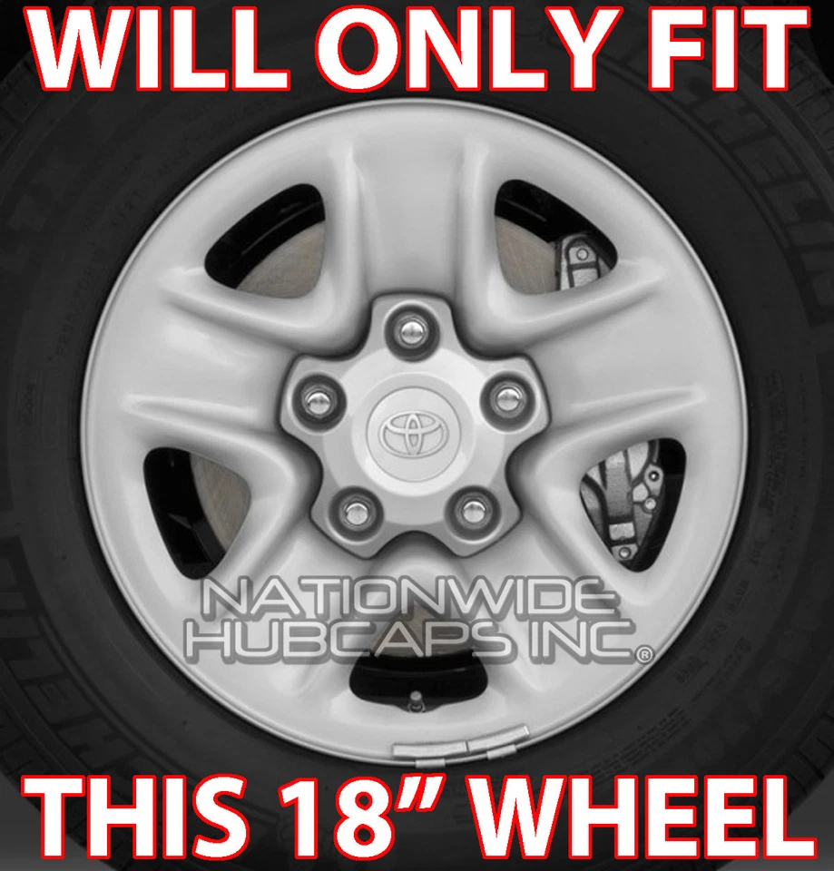 Tapacubos tapacubos tapacubos tapacubos negros 18" para Toyota Tundra SR 5 2007-2021 Foto 2 de 4