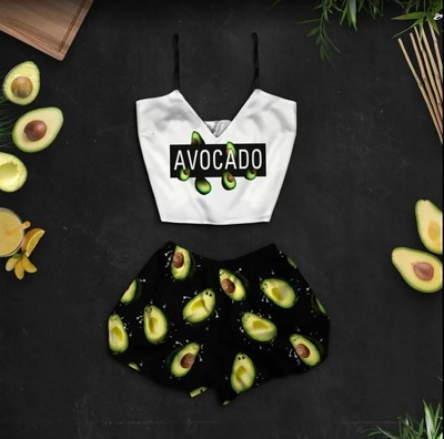 baby avocado pajamas