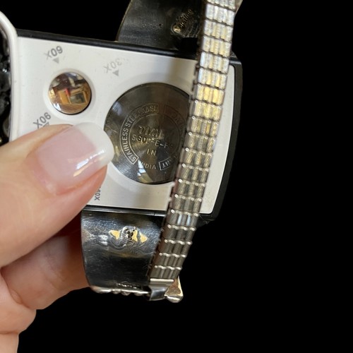 Native American Artisan Made 925 Sterling Silver Watchband Stainless Steel Timex - Picture 6 of 7