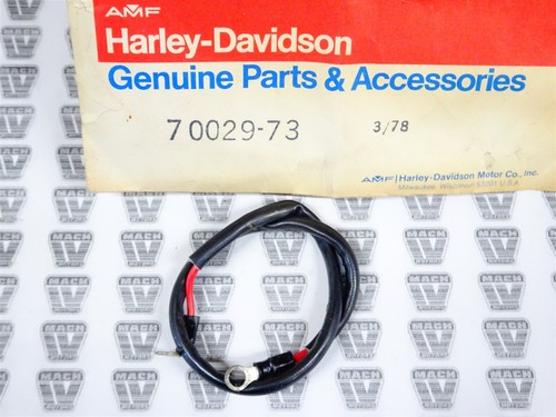 AMF Harley Davidson NOS NEW 70029-73 Battery to Regulator Wire XLCH