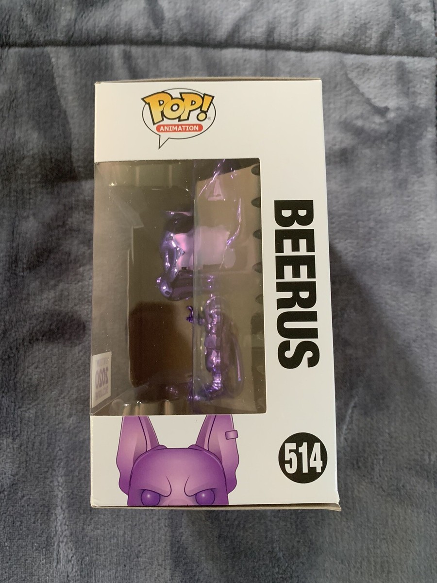 その他 Funko Pop! Beerus Flocked Funimation Amazon.com: Funko Pop! Dragon Ball Z - Flocked Beerus #514