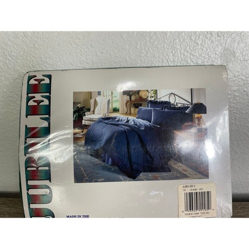 Vintage Cannon Jubilee II Twin Flat Sheet Percal 180 Cotton USA Made 90s NEW - Bild 5 von 7